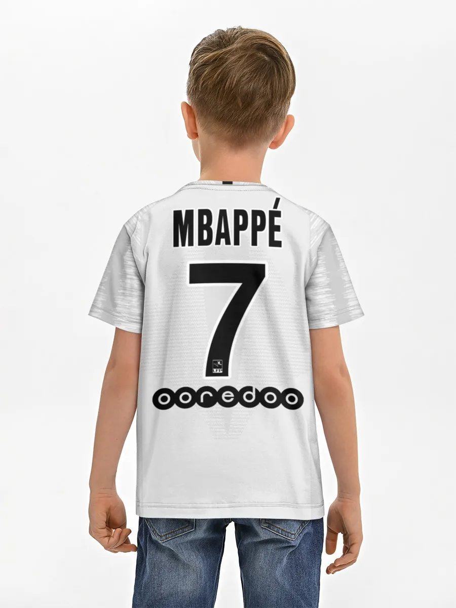 Детская базовая футболка / Mbappe away 18-19