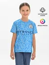 Детская базовая футболка / Manchester City 20/21 Home Kit