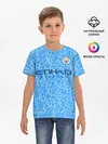 Детская базовая футболка / Manchester City 20/21 Home Kit