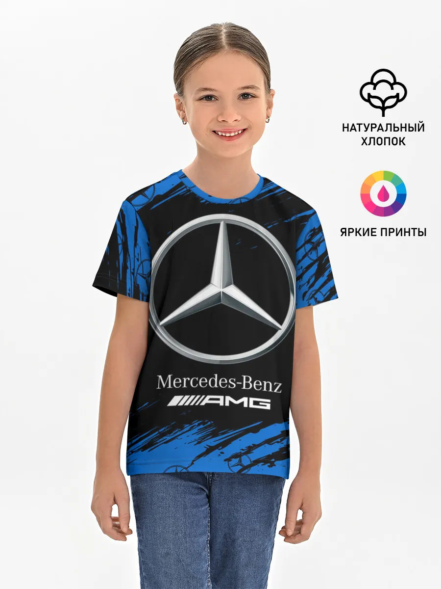 Детская базовая футболка / MERCEDES / МЕРСЕДЕС