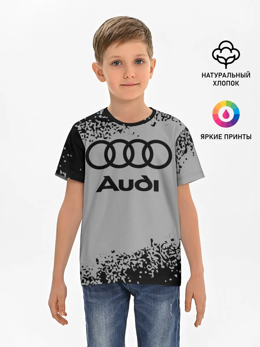 Детская базовая футболка / AUDI / АУДИ