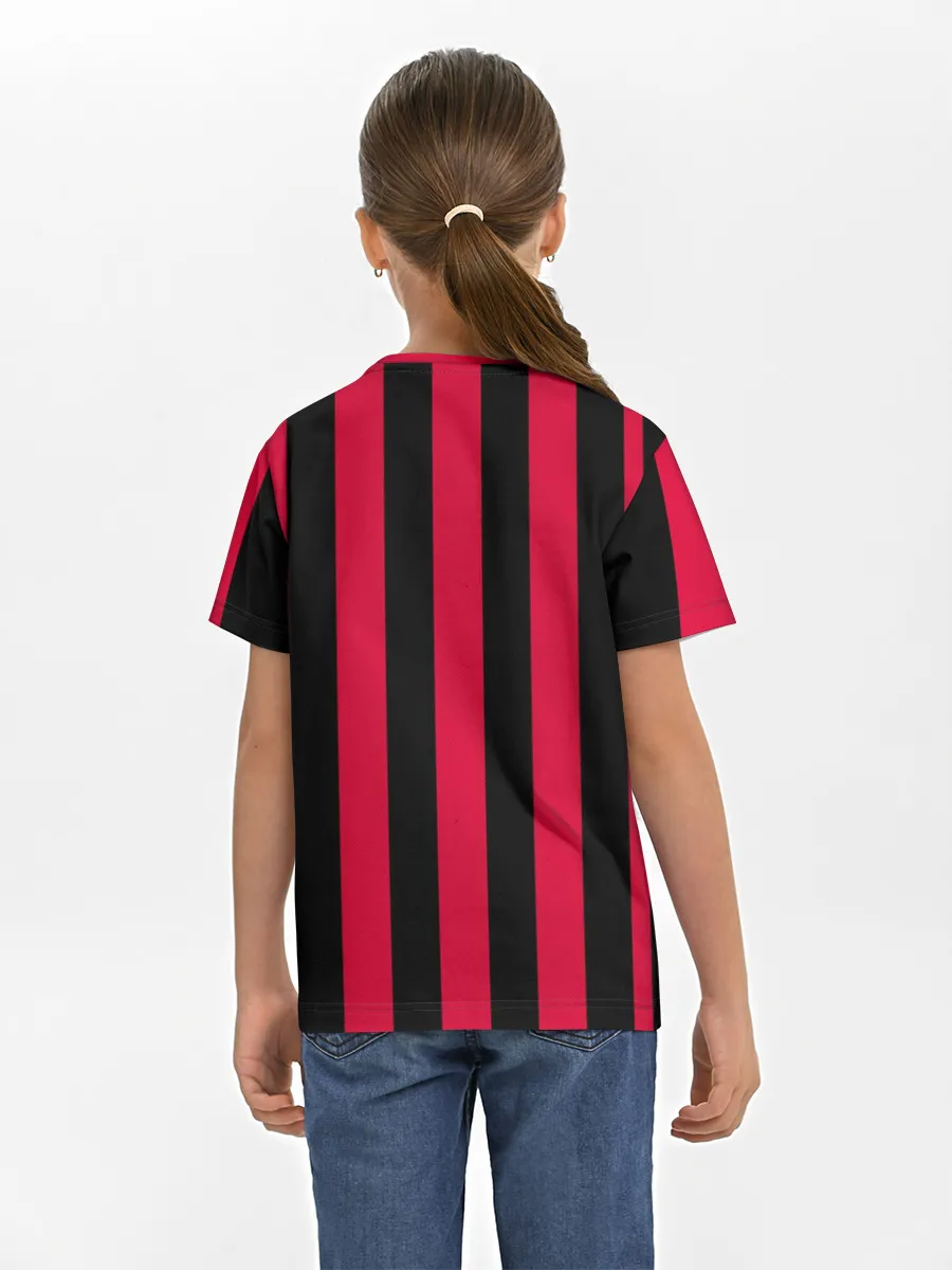 Детская базовая футболка / Milan home 18-19