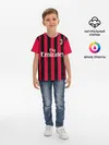 Детская базовая футболка / Milan home 18-19