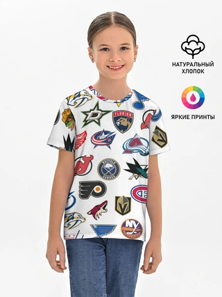 Детская базовая футболка / NHL PATTERN