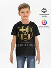 Детская базовая футболка / Barcelona Gold Edition