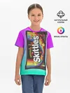 Детская базовая футболка / Skittles | Черный