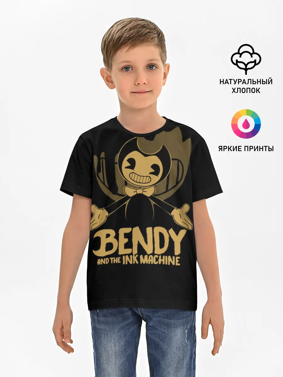 Детская базовая футболка / Bendy and the ink machine (20)