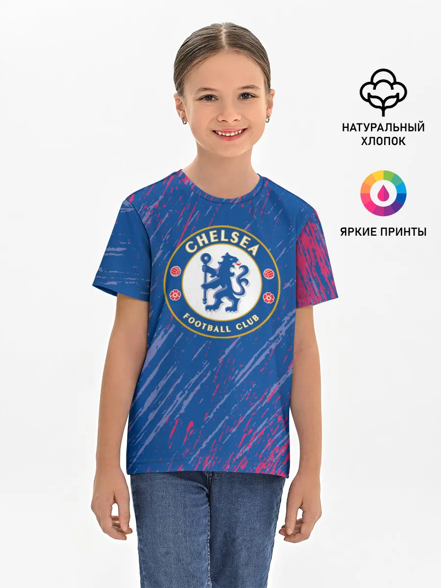 Детская базовая футболка / Chelsea: Logo.