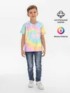 Детская базовая футболка / Pastel Tie Dye