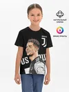 Детская базовая футболка / КРИШТИАНУ РОНАЛДУ / JUVENTUS