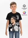 Детская базовая футболка / КРИШТИАНУ РОНАЛДУ / JUVENTUS