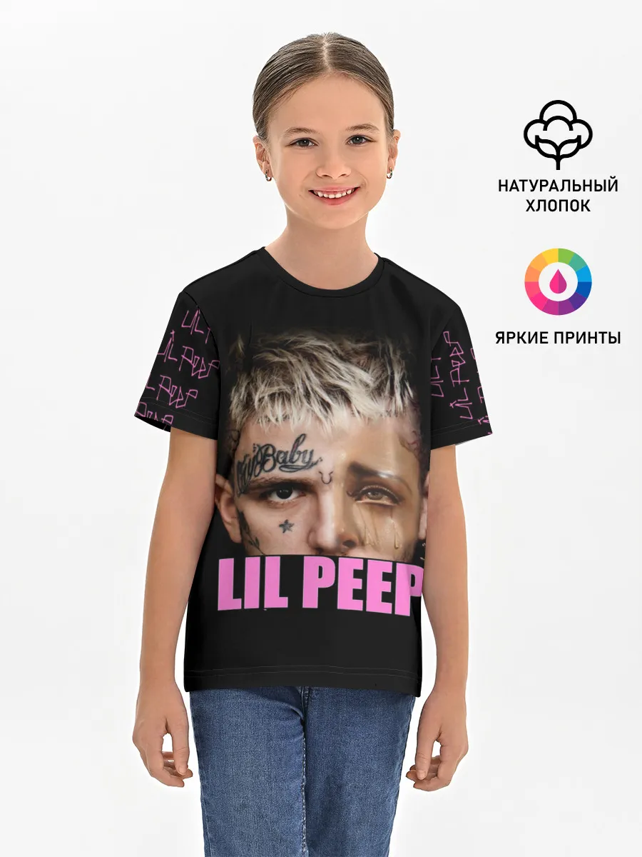 Детская базовая футболка / Lil Peep