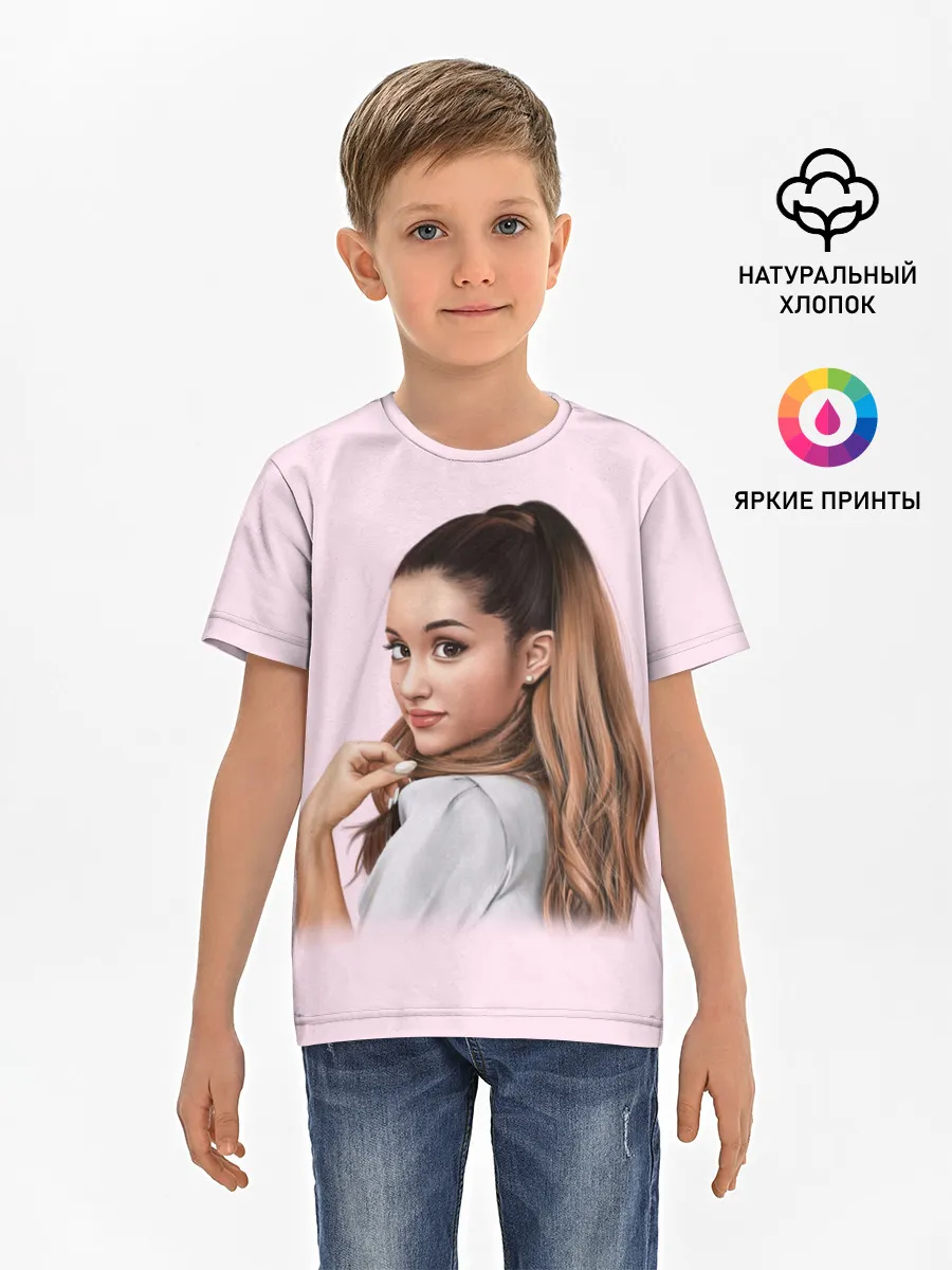 Детская базовая футболка / Ariana art