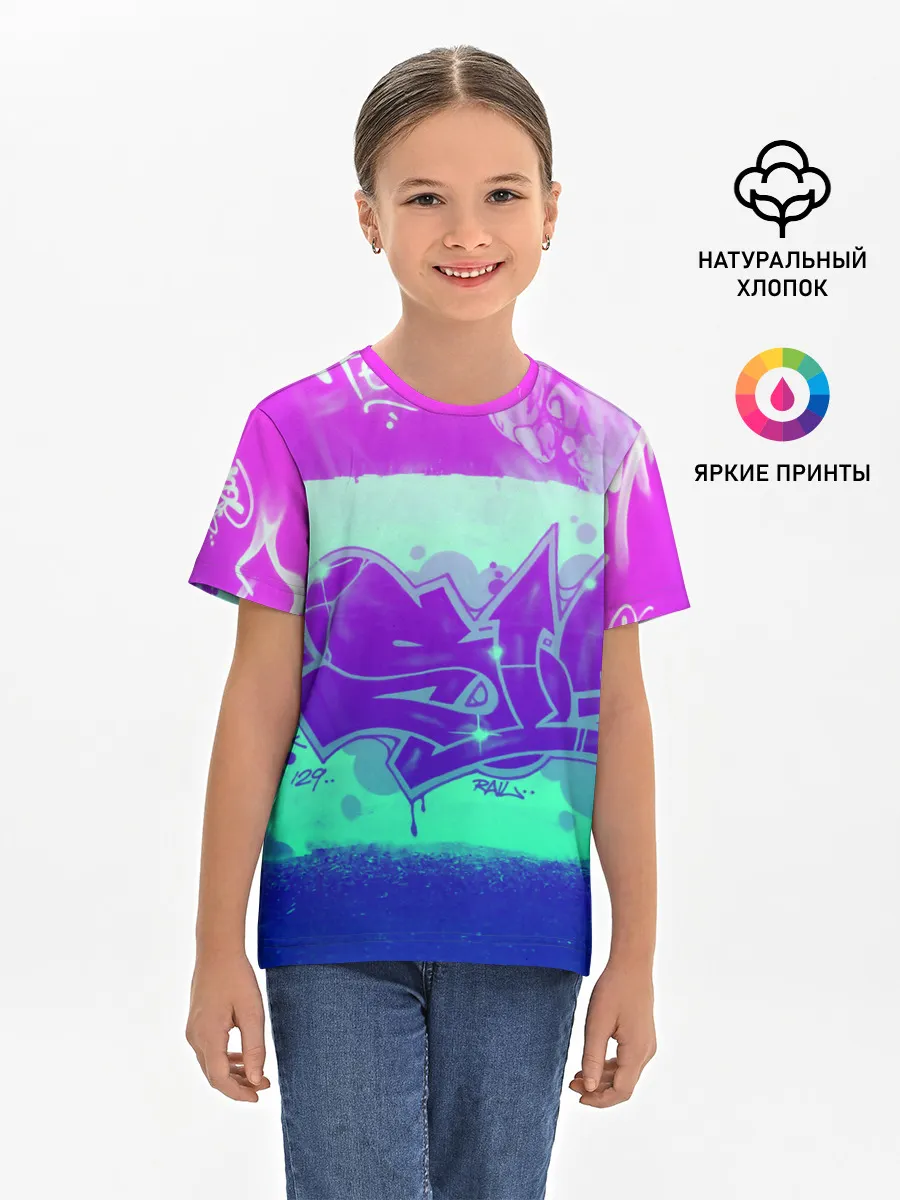 Детская базовая футболка / color neon collection