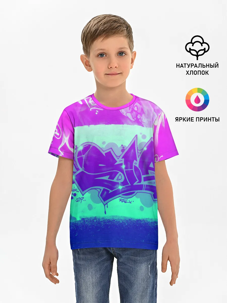 Детская базовая футболка / color neon collection