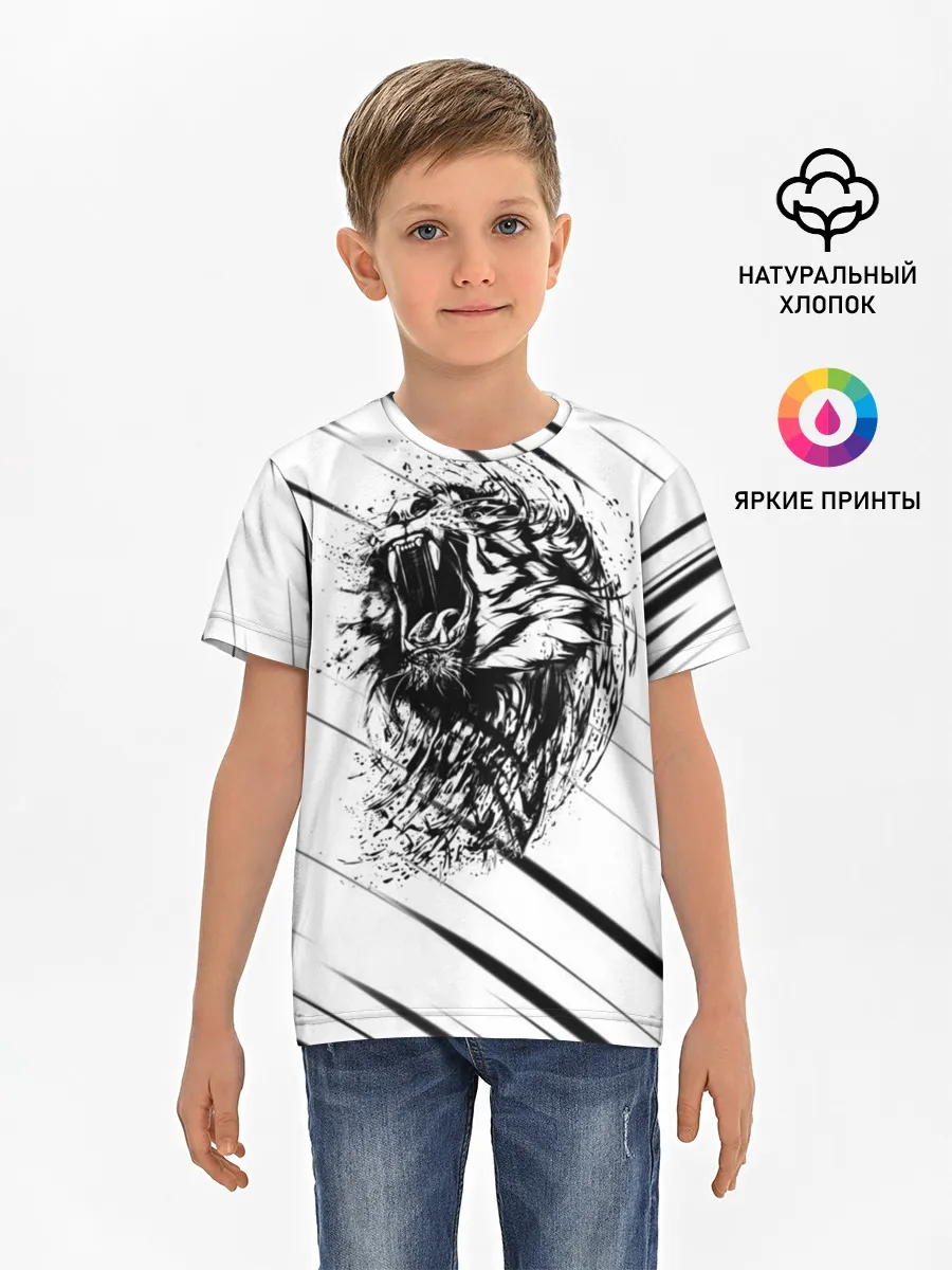 Детская базовая футболка / Тигр | Tiger