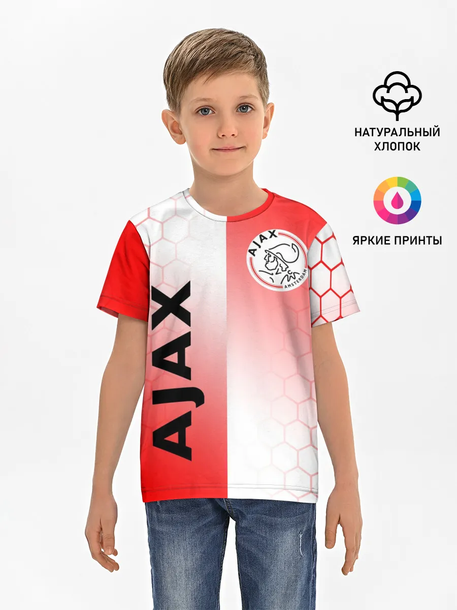 Детская базовая футболка / FC AJAX AMSTERDAM / ФК АЯКС