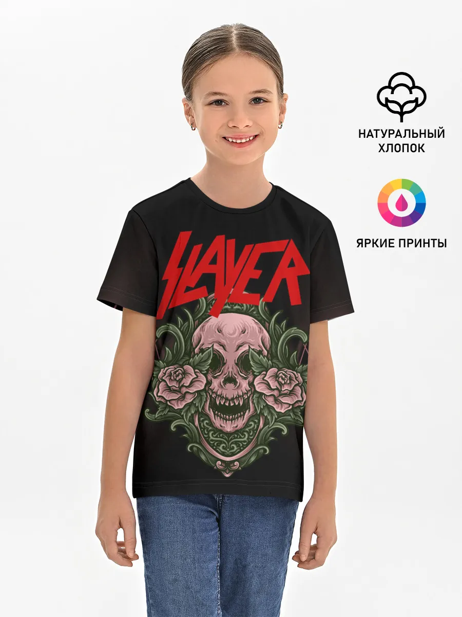 Детская базовая футболка / SLAYER | УБИЙЦА (Z)