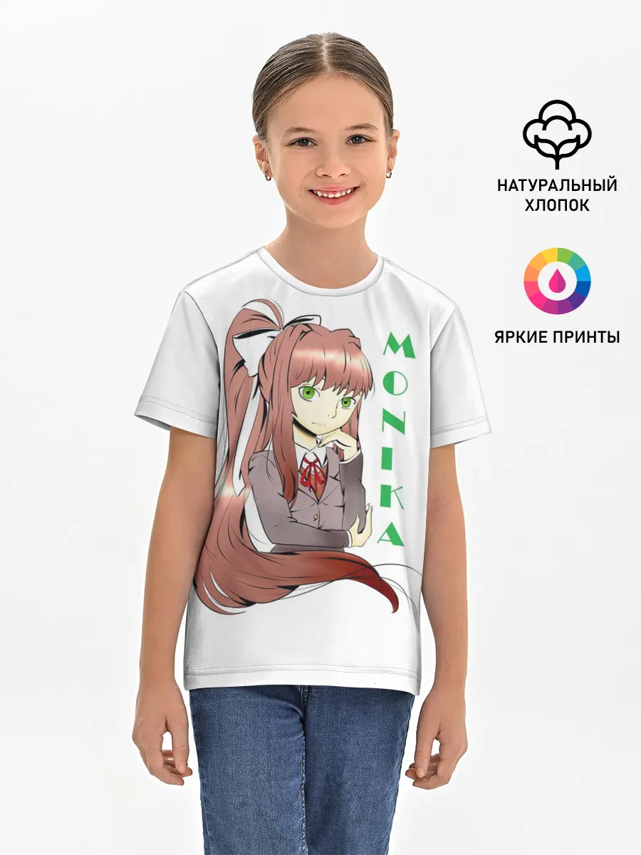 Детская базовая футболка / Doki Doki MONIKA