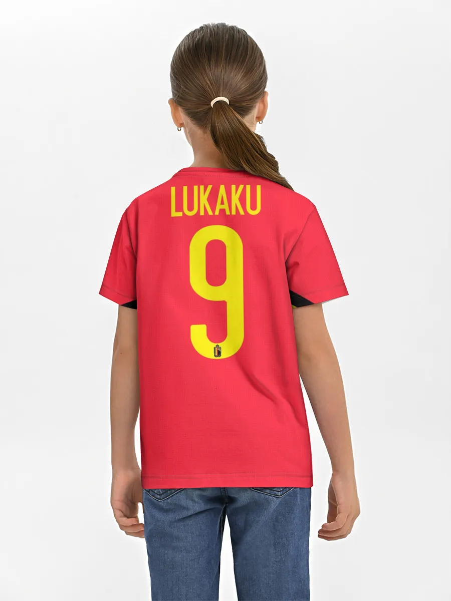 Детская базовая футболка / Lukaku home EURO 2020