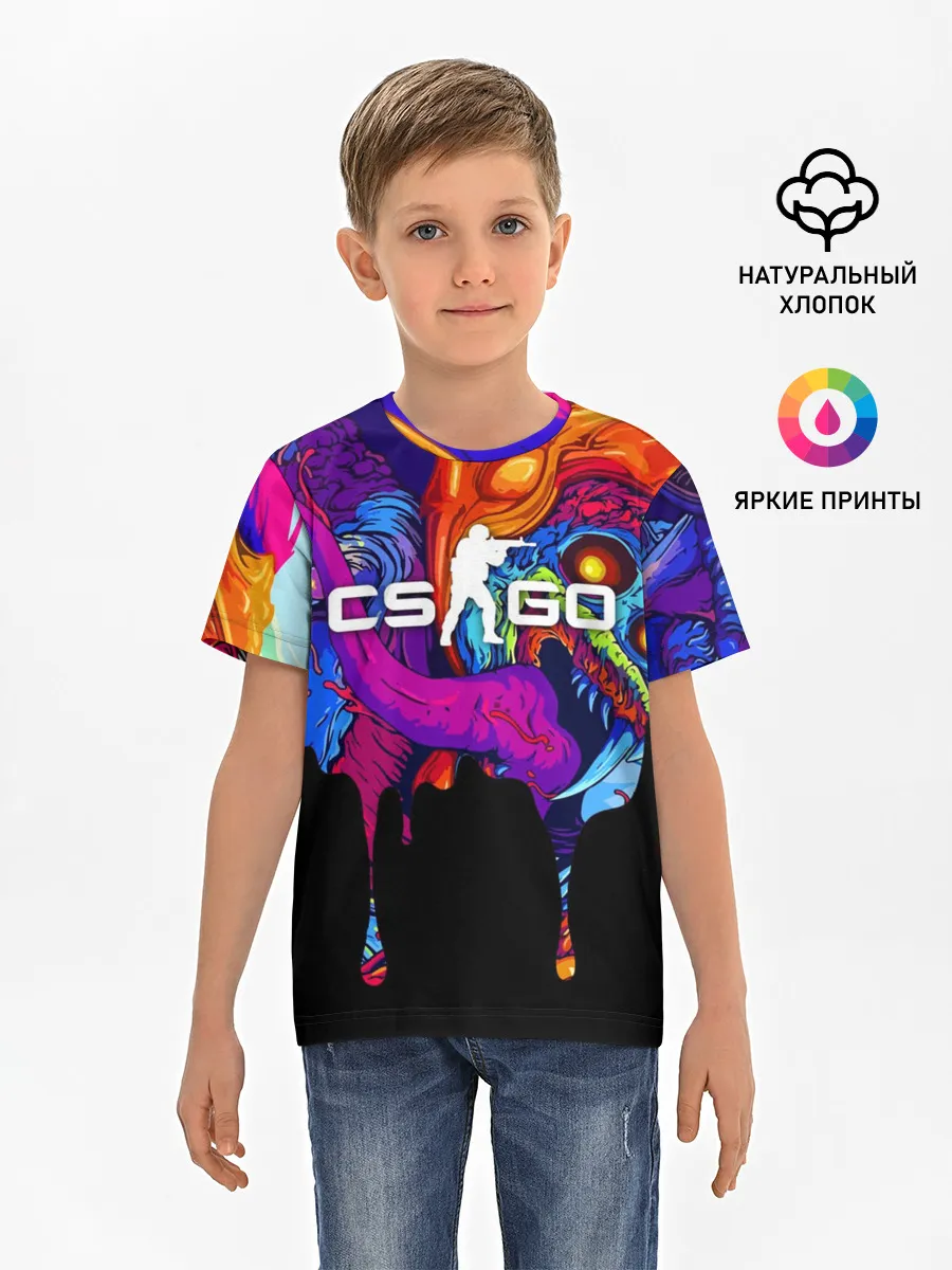 Детская базовая футболка / CS GO HYPER BEAST