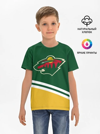 Детская базовая футболка / Minnesota Wild NHL