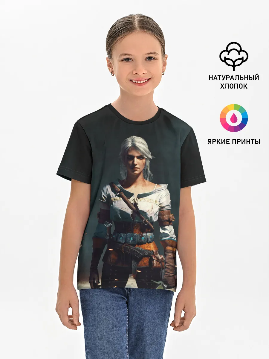 Детская базовая футболка / THE WITCHER CIRI