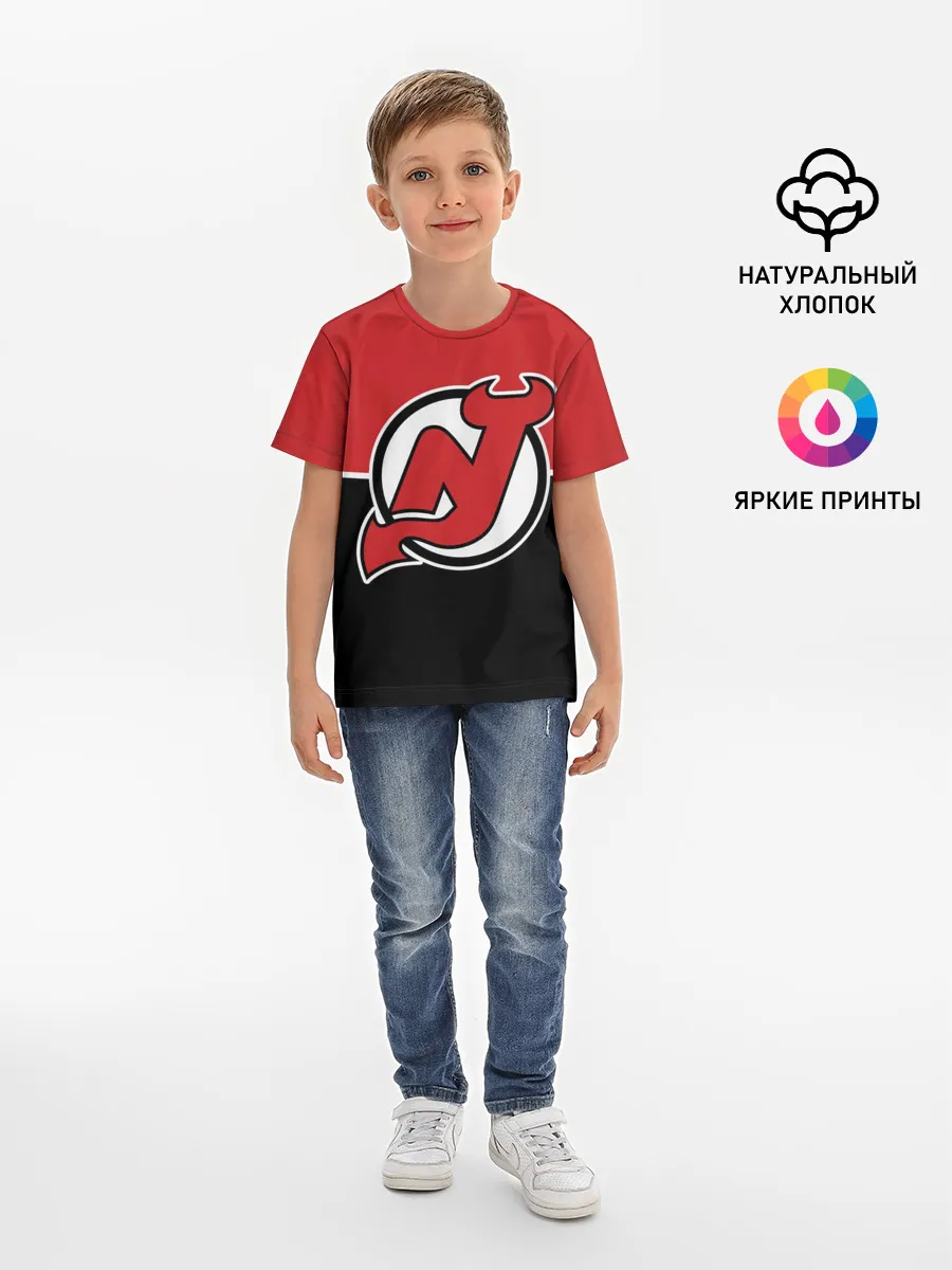 Детская базовая футболка / New Jersey Devils