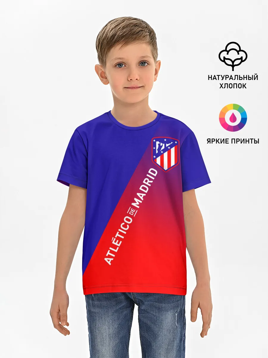 Детская базовая футболка / ATLETICO DE MADRID / АТЛЕТИКО