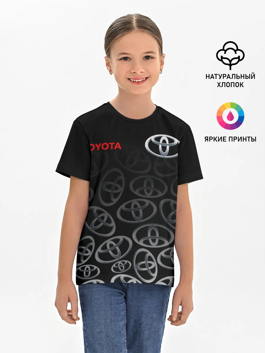 Детская базовая футболка / TOYOTA SPORT / LOGOBOMBING