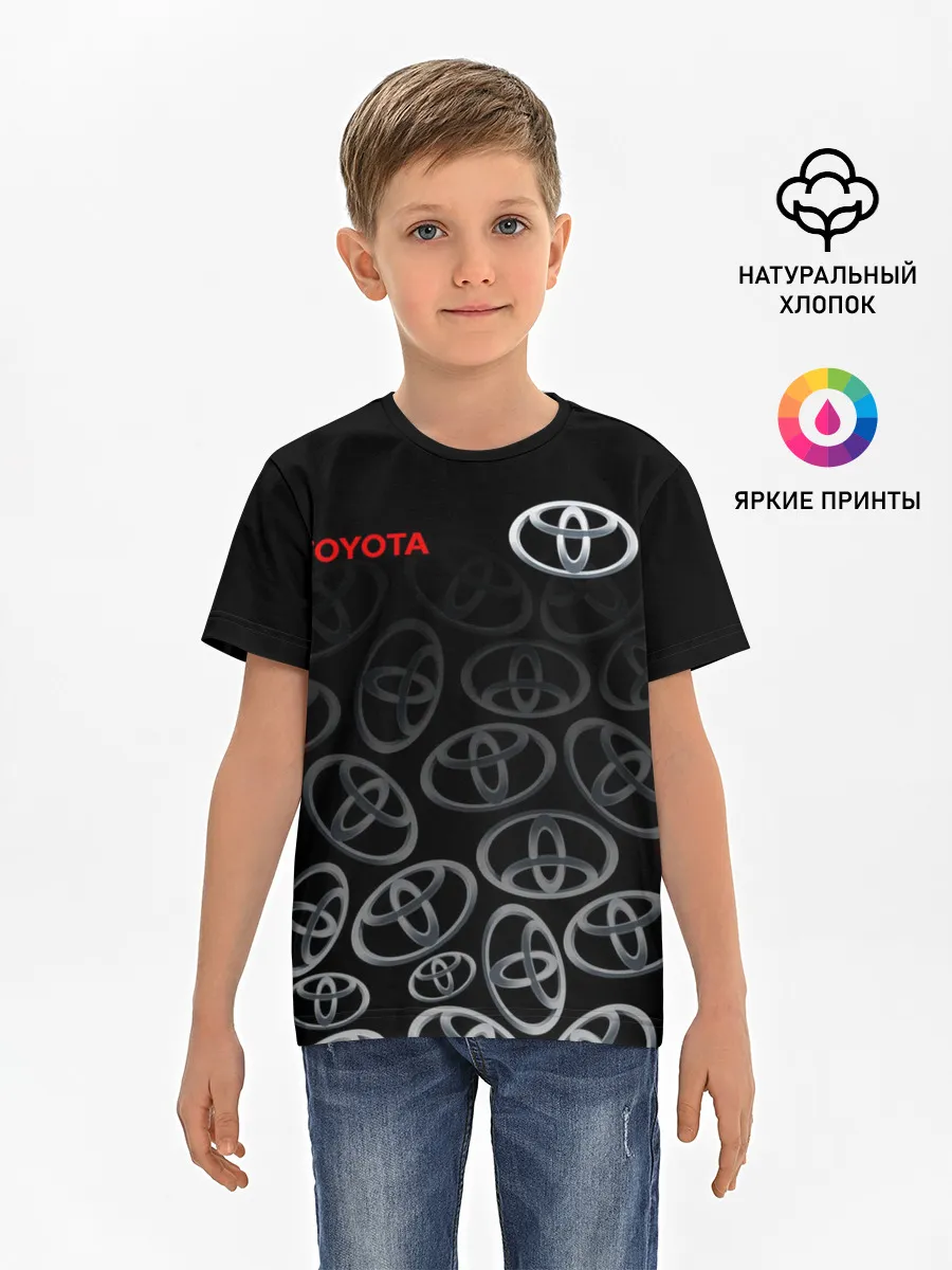 Детская базовая футболка / TOYOTA SPORT / LOGOBOMBING