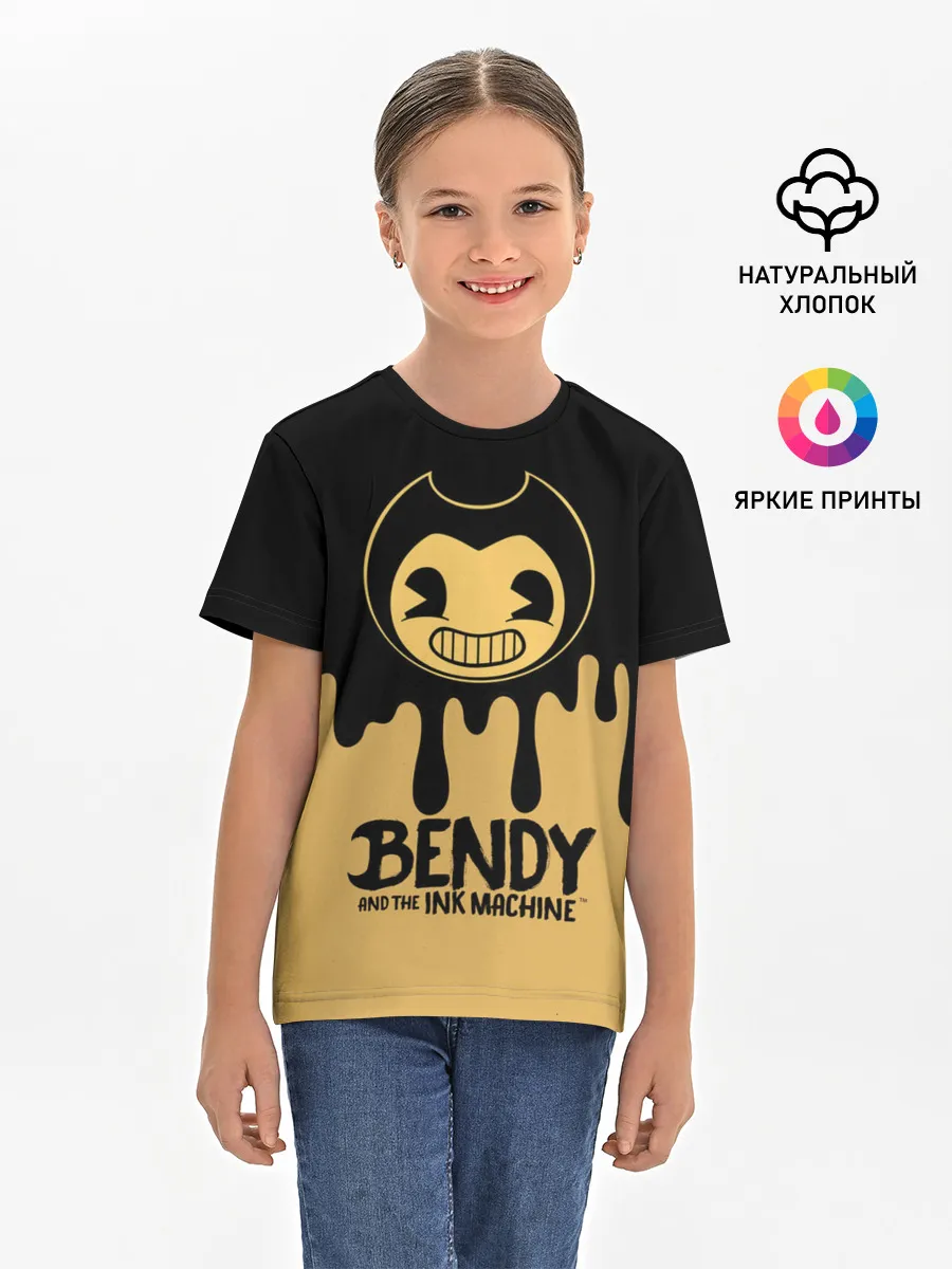 Детская базовая футболка / Bendy And The Ink Machine