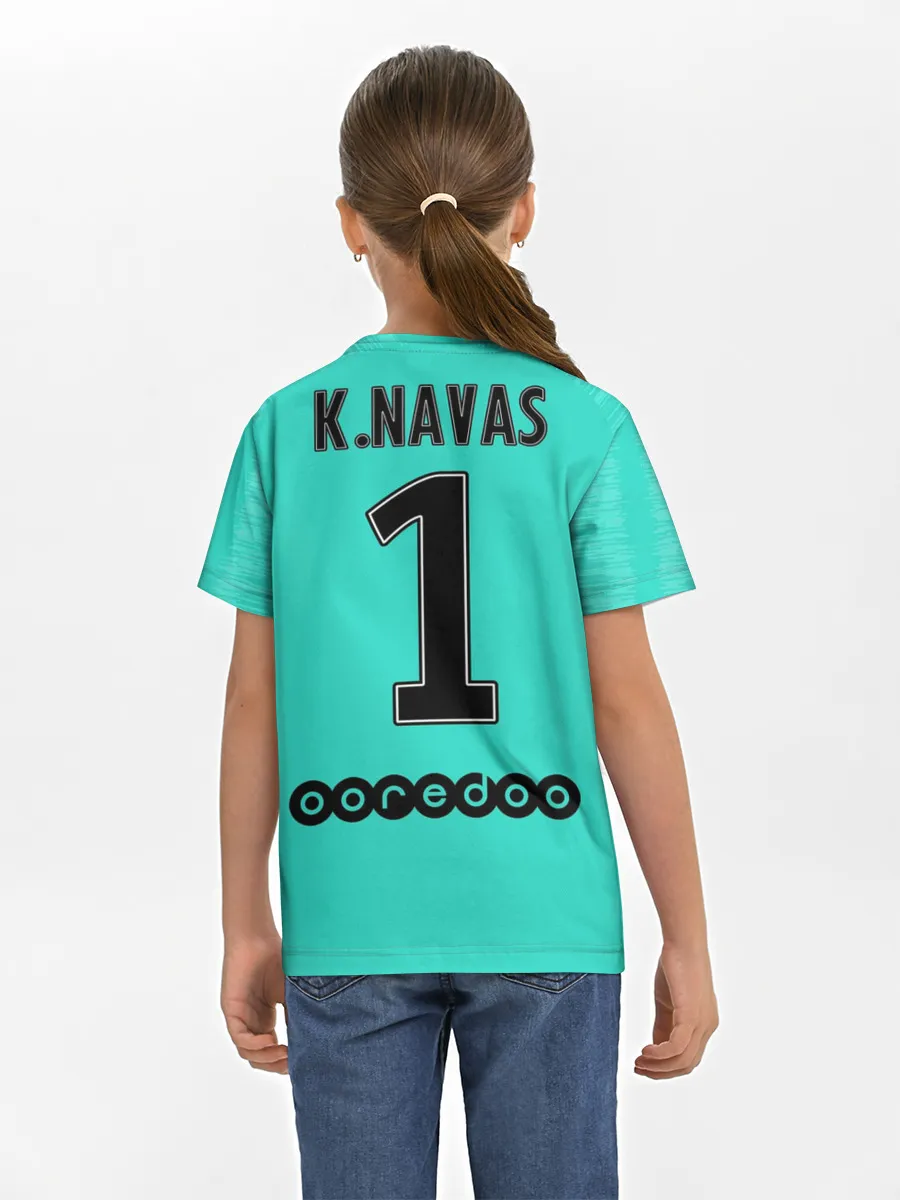 Детская базовая футболка / Navas GK away 19-20