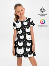 Детское платье / Love Cats Pattern