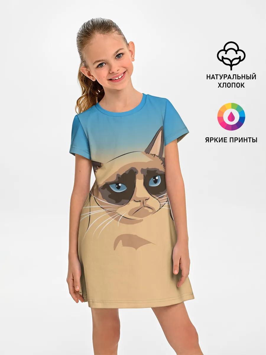 Детское платье / Grumpy cat ART