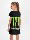 Детское платье / MONSTER ENERGY (+спина) (Z)