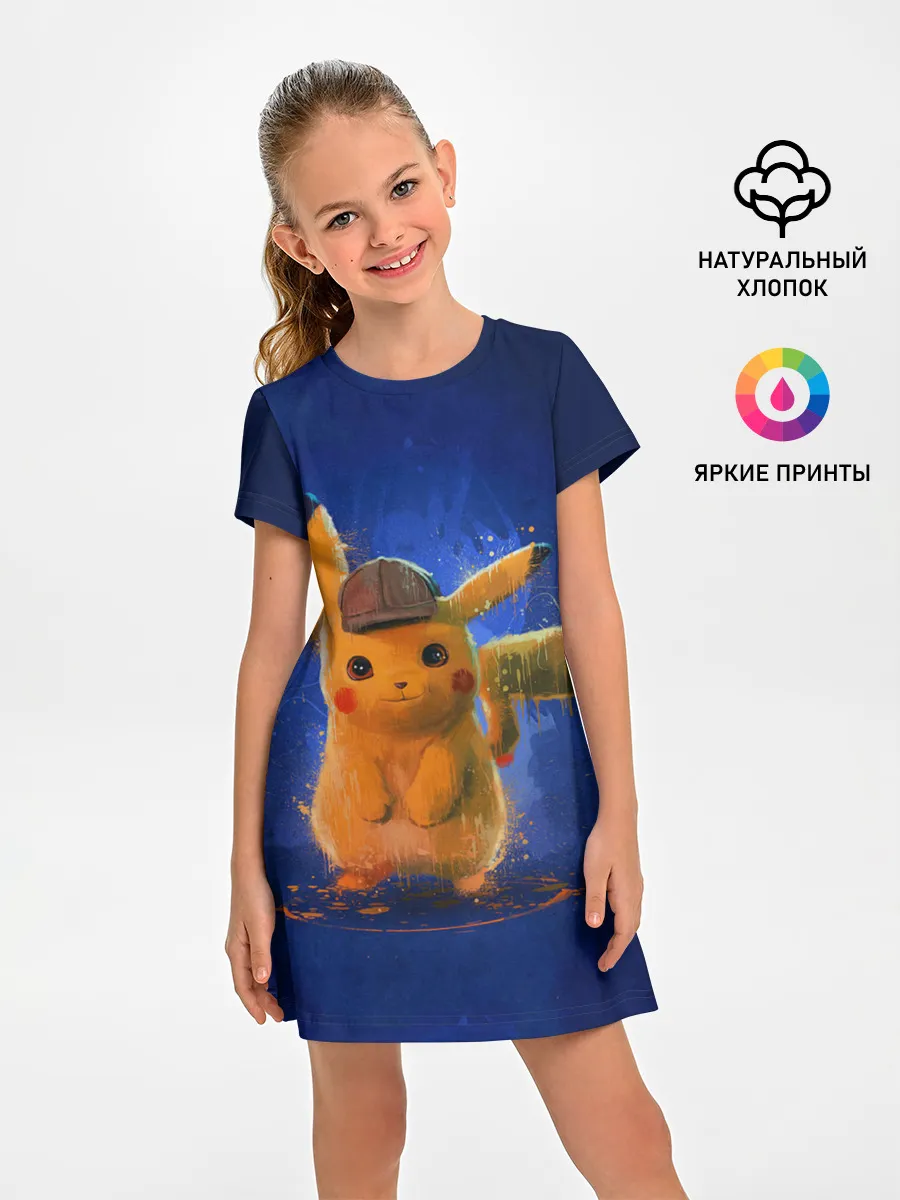 Детское платье / Pikachu Pika Pika