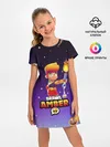 Детское платье / BRAWL STARS AMBER.