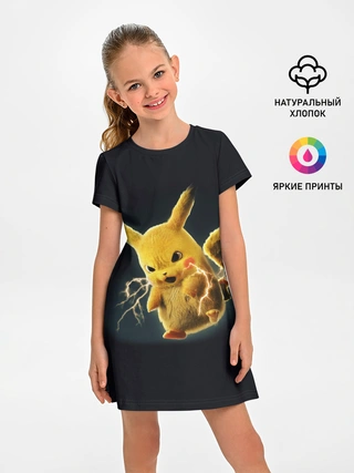 Детское платье / Pikachu Pika Pika