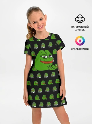 Детское платье / Frog Pepe