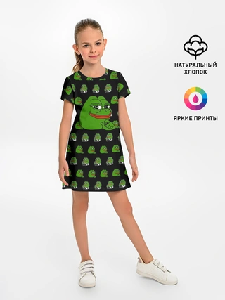 Детское платье / Frog Pepe