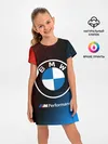 Детское платье / BMW - Снежный