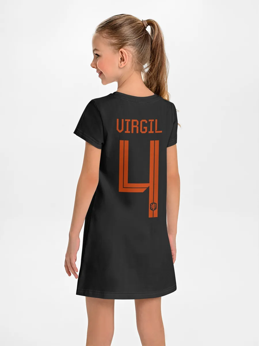 Детское платье / Van Dijk away EURO 2020