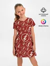 Детское платье / The Flash Logo Pattern