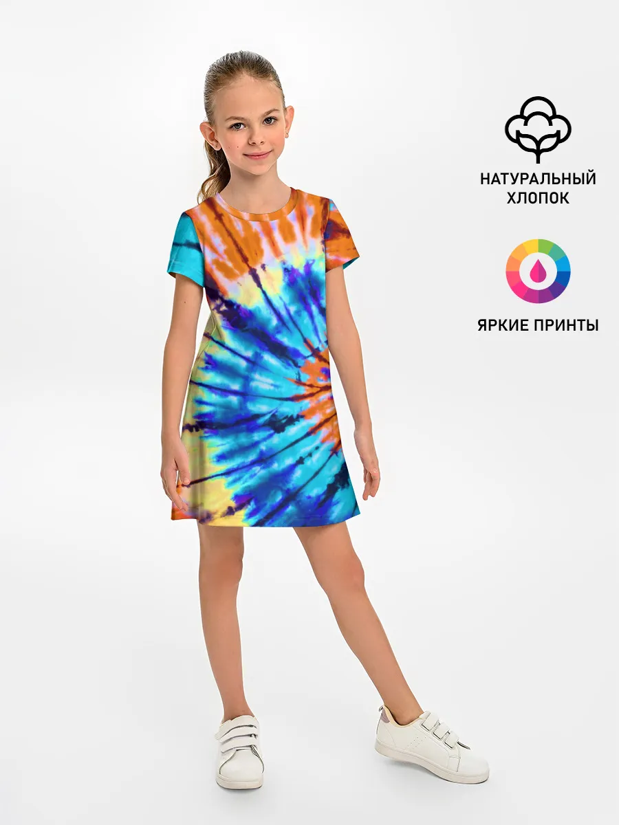 Детское платье / Tie dye