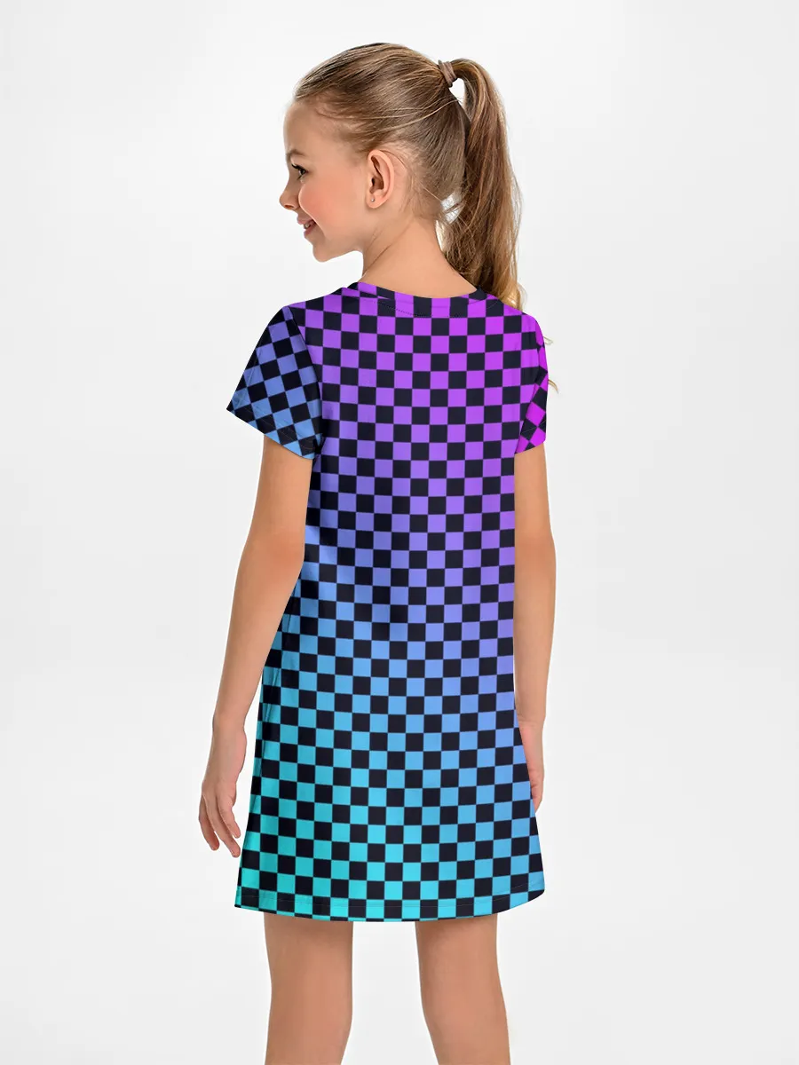 Детское платье / Checkerboard gradient