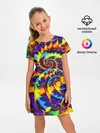 Детское платье / TIE-DYE COLOR