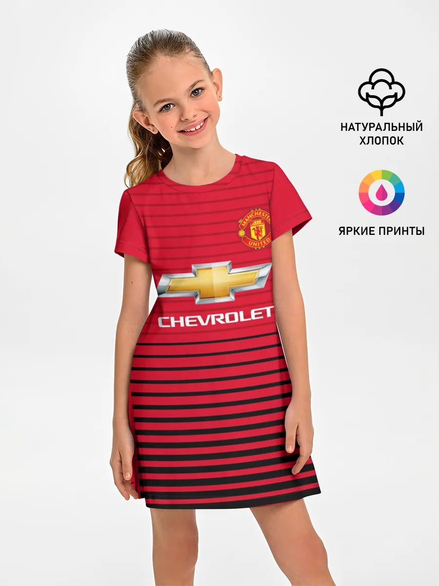 Детское платье / Man United Форма Home 18/19