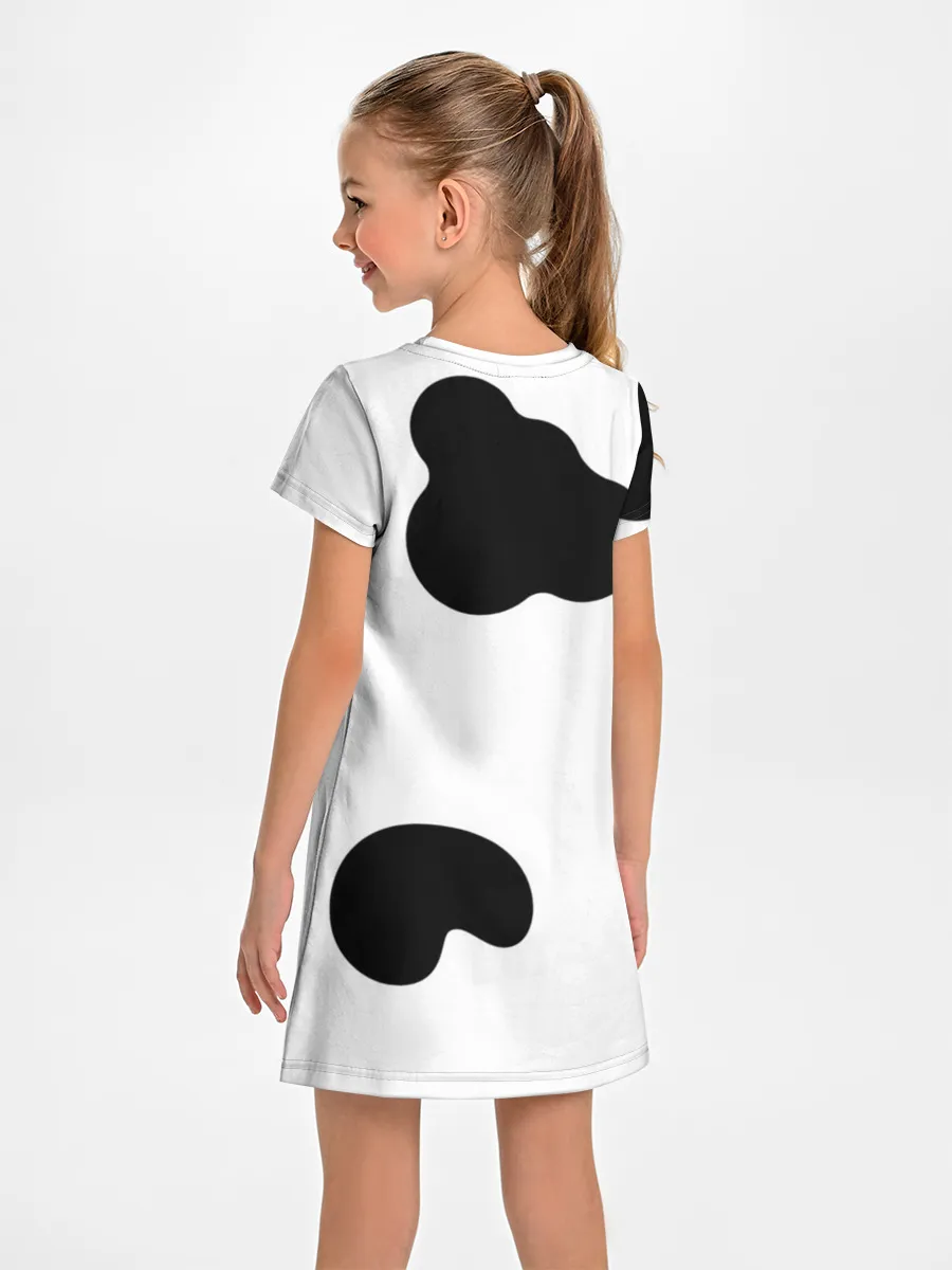 Детское платье / Cow print