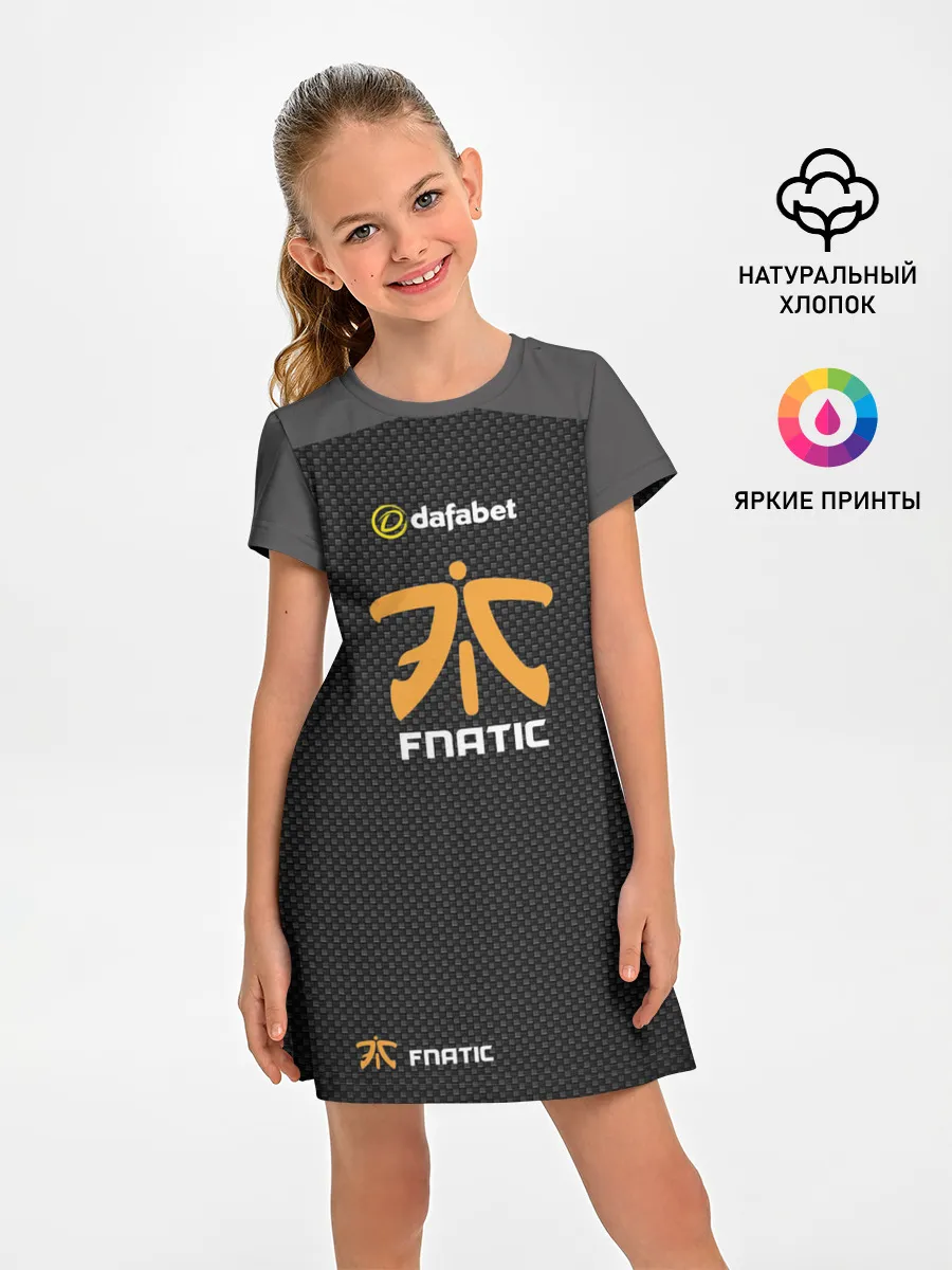 Детское платье / cs:go (Fnatic)